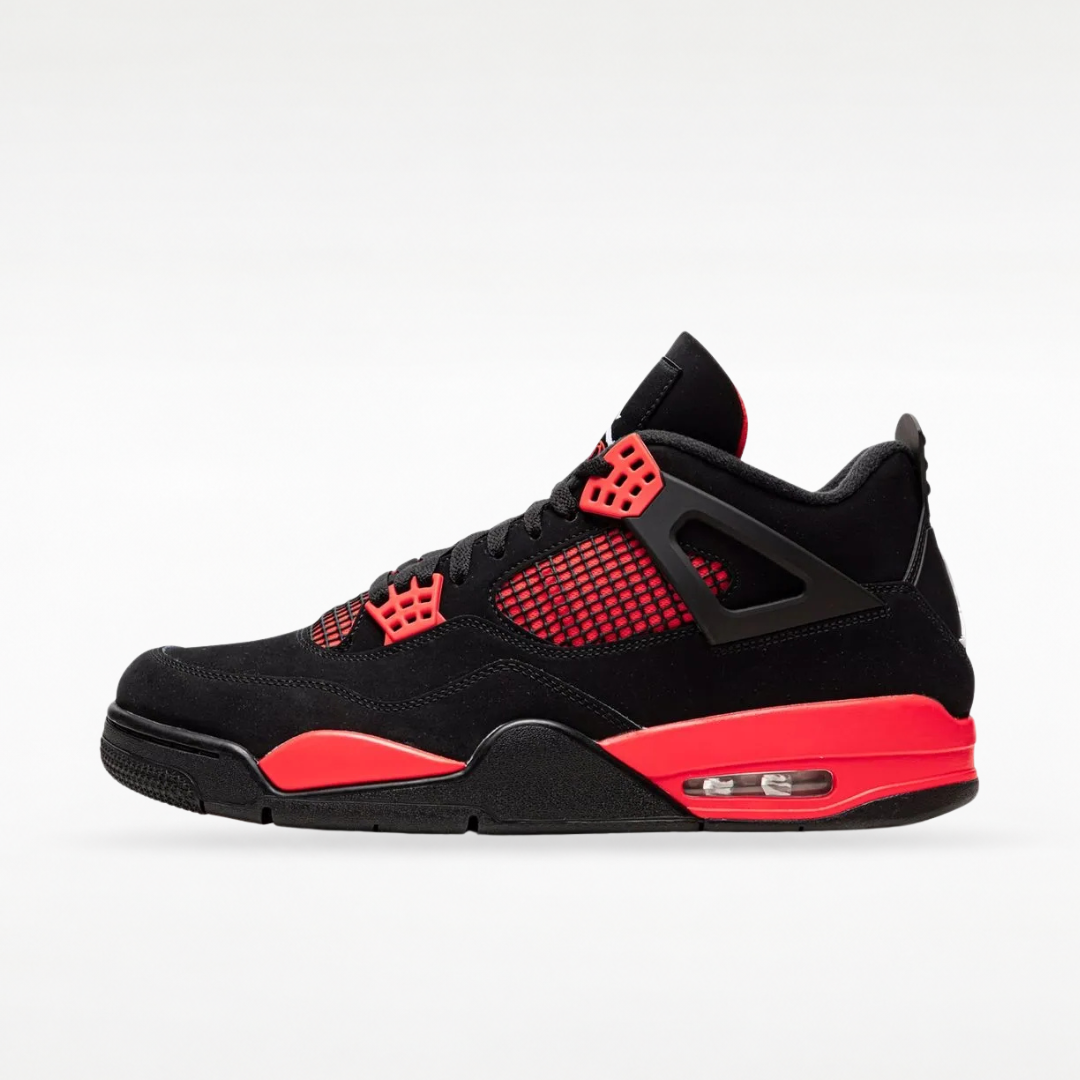 Air Jordan 4 Red Thunder, vue de profil